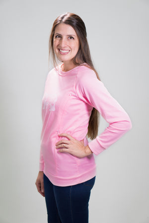 Nursing Sweatshirt - Pink