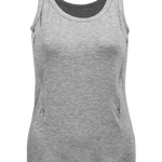 Nursing LUX Tank Top - Heather Gray