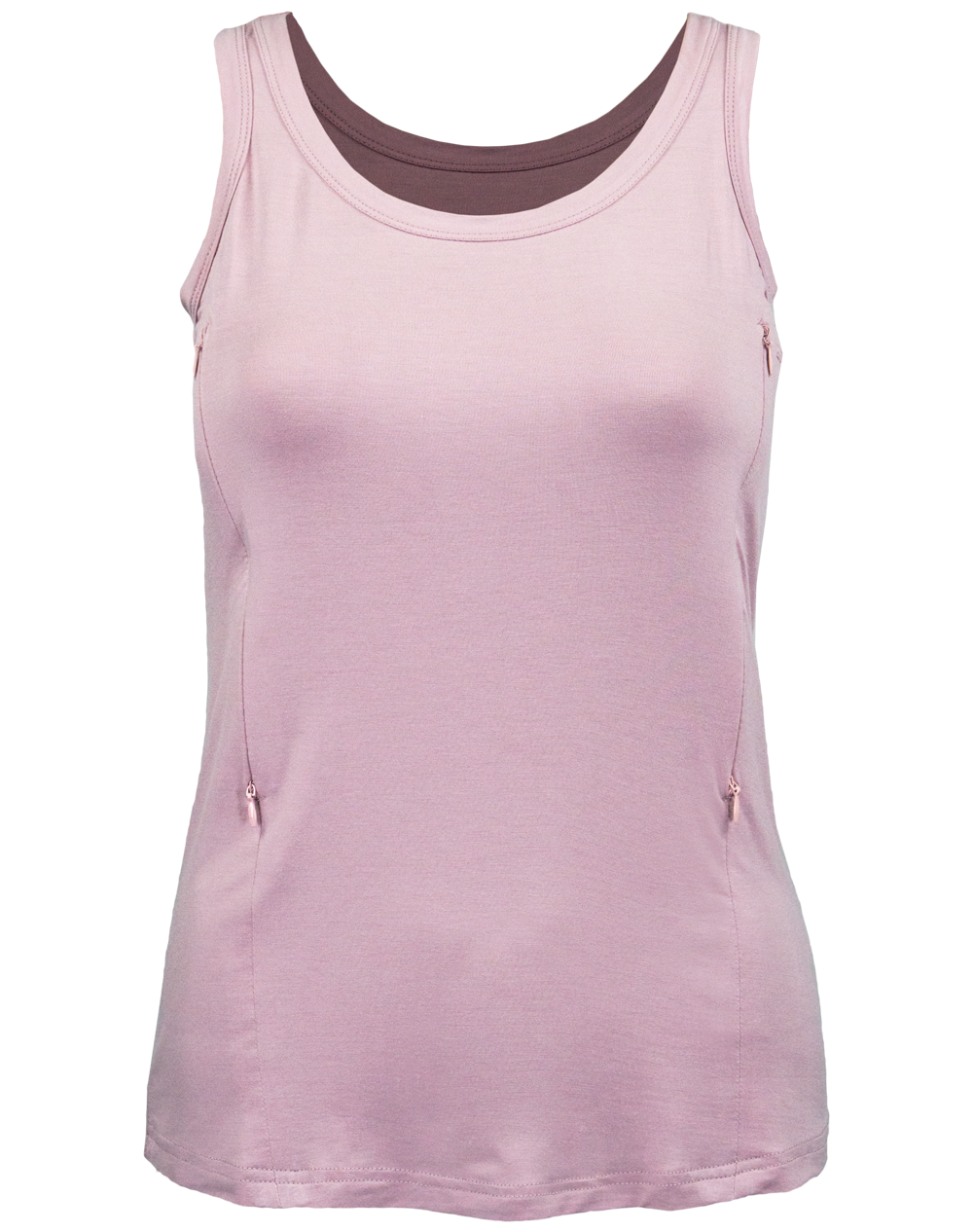 Nursing LUX Tank Top - Dusty Pink
